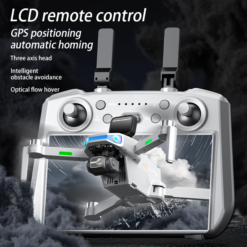 AE3 PRO Max NEW LCD SC GPS Dro - Rc Helicopter Charger 评论和价格