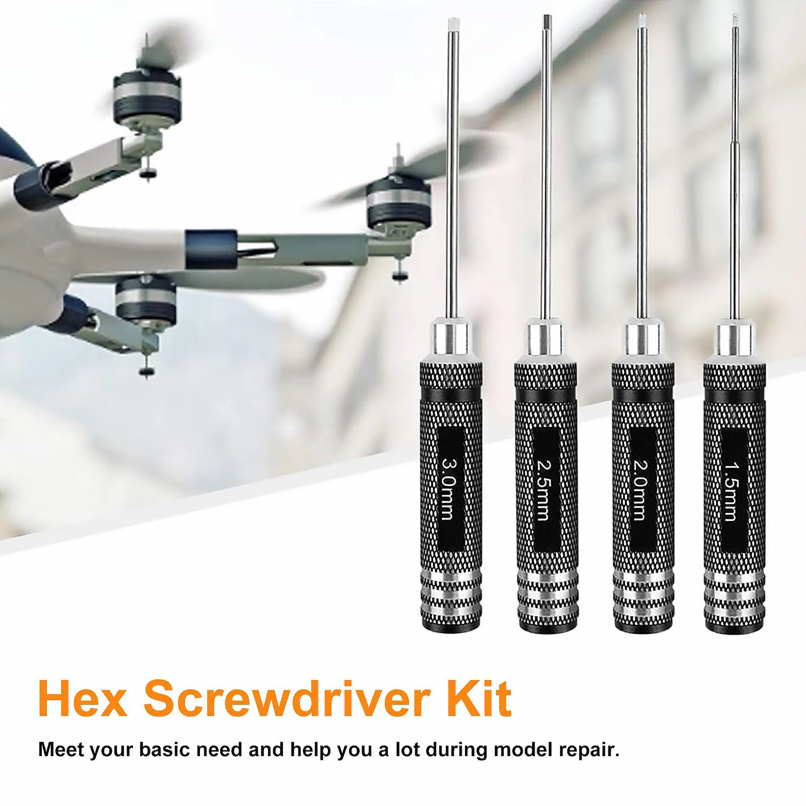 4Pcs/lot RC Tools Hex Nut Scre - Rc Helicopter Tool Kit 评论和价格